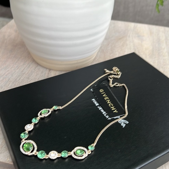 Givenchy Jewelry - NWT AUTHENTIC GIVENCHY CRYSTAL LIGHT GREEN STONE STATEMENT
Necklace